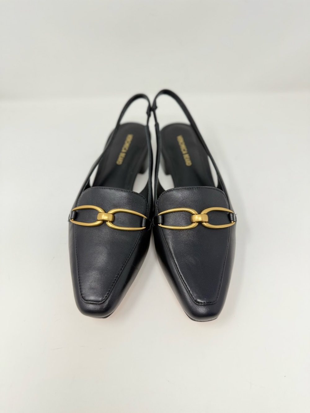 New Veronica Beard Casie Slingback Pump Black Leather Sz 6 - Picture 8 of 13
